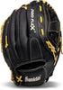 Franklin Sports ProFlex Baseball Softball Glove - Baseball + Fastpitch Softball Outfield Mitt - Left Handed Throw