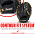 Franklin Sports ProFlex Baseball Softball Glove - Baseball + Fastpitch Softball Outfield Mitt - Left Handed Throw
