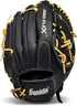 Franklin Sports ProFlex Baseball Softball Glove - Baseball + Fastpitch Softball Outfield Mitt - Left Handed Throw