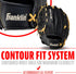 Franklin Sports ProFlex Baseball Softball Glove - Baseball + Fastpitch Softball Outfield Mitt - Left Handed Throw