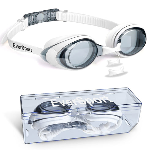 Eversport Swim Goggle for Adult Youth Swimming Goggles Anti-Fog No Leak Water Pool Glasses with 3 Nose Pieces