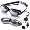 Swim Goggle, Professional Anti Fog UV Protection No Leaking Lens, Comfortable Wearing Waterproof Swimming Goggle, Suitable for Adults, Men, Women