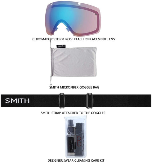 Smith I/O Sun Green Mirror Goggles