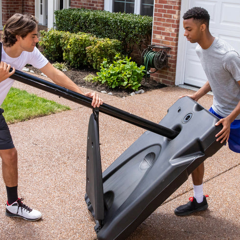 NBA Official 44 in. Portable Basketball System Hoop with Polyethylene Backboard