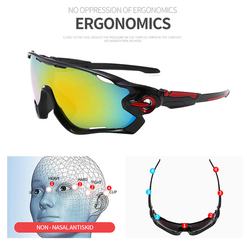 Semfri Sport Sunglasses Cycling Sunglasses for Men Women Youth Baseball Cycling Fishing Running UV Protection
