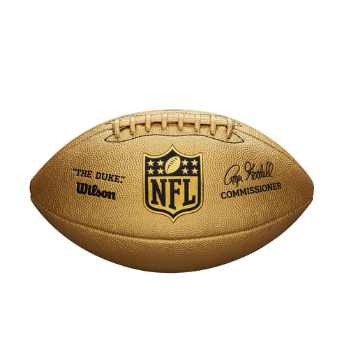 Wilson NFL Duke Replica Football, Metallic Edition