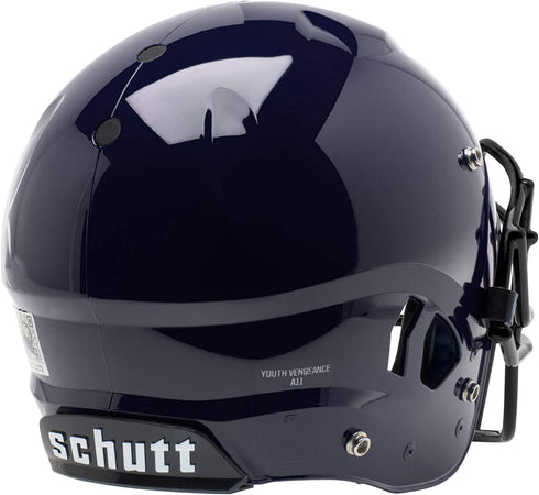 Schutt Vengeance A11+ Youth Football Helmet (L, Navy)