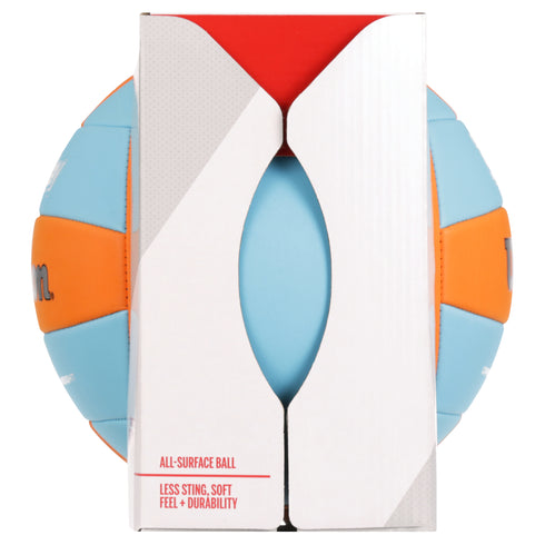 Wilson Super Soft Play Volleyball Official Size - Orange/Blue