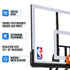 NBA 50" Portable Basketball Hoop with Polycarbonate Backboard