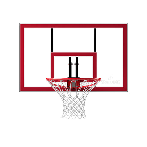 Spalding 44 In. Shatter-proof Polycarbonate Basketball Backboard and Rim Combo