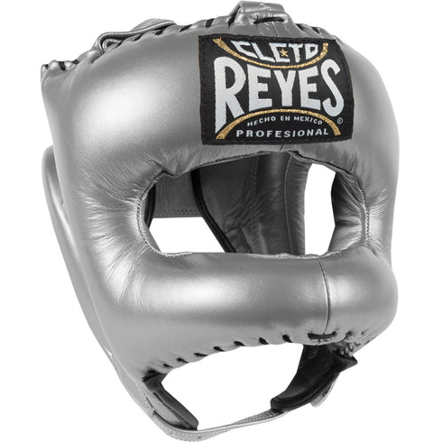 Cleto Reyes Traditional Leather Boxing Headgear with Nylon Face Bar