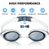 Eversport Swim Goggle for Adult Youth Swimming Goggles Anti-Fog No Leak Water Pool Glasses with 3 Nose Pieces