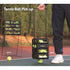 Tourna Ball Port - Tennis Ball Pickup Basket, 80 Ball Capacity, Black Color with Locking Legs and Top.