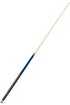 Mizerak 57 In. House Cue (2-Piece) with 12 mm Ferrule with Leather Tip, Hardwood Construction and High Gloss Finish, Blue