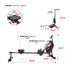 Sunny Health & Fitness Hydro + Dual Resistance Smart Magnetic Water Rowing Machine