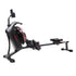 Sunny Health & Fitness Hydro + Dual Resistance Smart Magnetic Water Rowing Machine