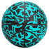 AND1 Graffiti Printed Rubber Basketball- Intermediate Size Streetball (28.5"), Made for Indoor and Outdoor Basketball Games (Mint/Black)