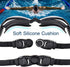 Swim Goggle, Professional Anti Fog UV Protection No Leaking Lens, Comfortable Wearing Waterproof Swimming Goggle, Suitable for Adults, Men, Women