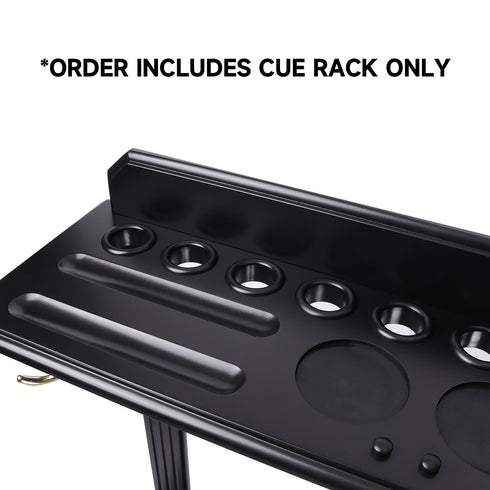 GSE Games & Sports Expert Floor Stand Billiard Pool Cue Racks - Black