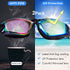 EverSport 2pack Swimming Goggles for Adult Comfortable Daily Swim Glasses with Mirrored Anti-Fog lens No Leak Water