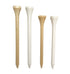 Pride Sports 3-1/4" White Wood Golf Tees, 90 count