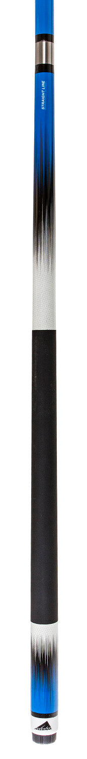 Mizerak 58" Deluxe Composite Neon Fade 2-Piece Billiards Cue - Blue