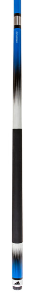 Mizerak 58" Deluxe Composite Neon Fade 2-Piece Billiards Cue - Blue