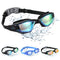 Semfri Swim Goggles Black Swimming Goggles No Leaking Full Protection Adult Men Women Youth