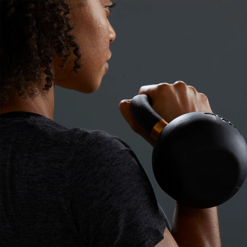 TRX Rubber Coated Kettlebell for Strength Training, 52.9 Pounds (24 kg)