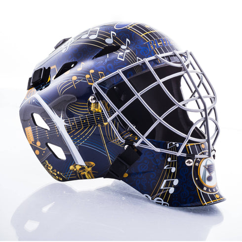 Franklin Sports GFM 1500 Goalie Face Mask - St. Louis Blues
