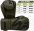 RDX Boxing Gloves for Training Muay Thai Leather Punching Gloves for Sparring