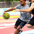 AND1 Graffiti Printed Rubber Basketball, Volt & Black, 27.5"