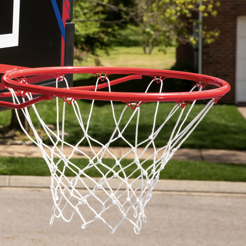 NBA Official 44 in. Portable Basketball System Hoop with Polyethylene Backboard