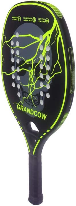 Beach Tennis Paddle Racket Racquet Carbon Frame with Soft EVA core New Model