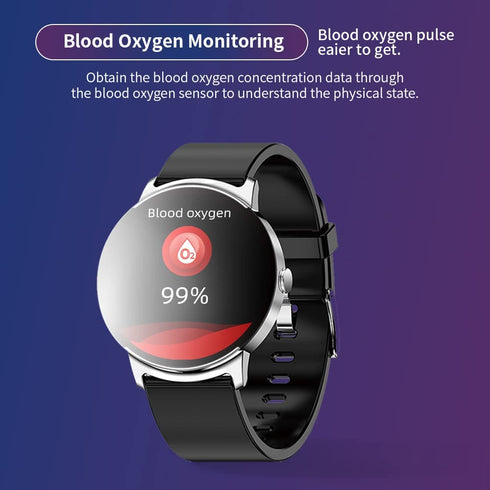 OYG Smart Watch Fitness Tracker with Heart Rate Blood Pressure Blood Oxygen Spo2 Blood Glucose Sleep Monitor 20 Workout Modes