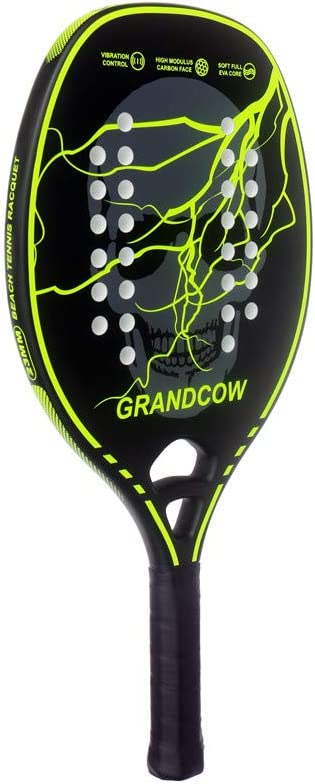 Beach Tennis Paddle Racket Racquet Carbon Frame with Soft EVA core New Model