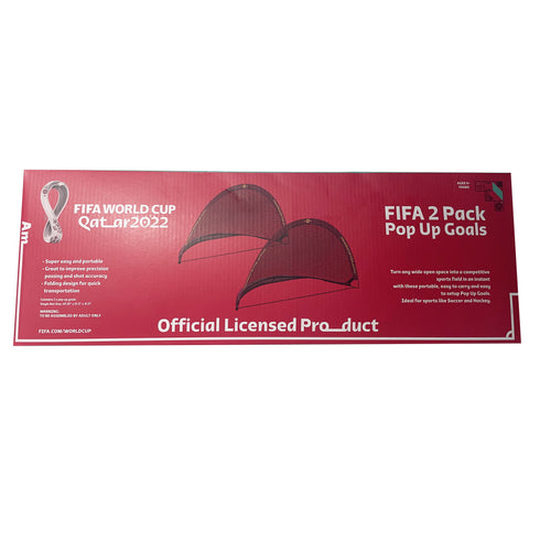 FIFA World Cup 2PK 3.5ft x 2.6ft Pop Up Soccer Goals