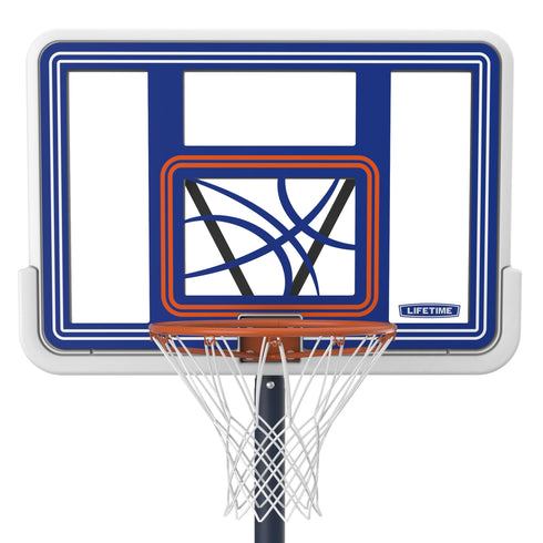 Lifetime 44" Polycarbonate Pool Side Portable Height Adjustable Basketball System, 1306