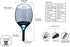 Beach Tennis Racket Paddle Rough Face Carbon Fiber Frame with EVA Core