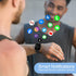 IOWODO Smart Watch Fitness Tracker 1.69'' HD Touch Screen with Heart Rate Monitor & Sleep Tracking,Temperature Detecting IP68 Waterproof Smartwatch