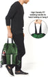 BeeGreen Drawstring Backpack Bag with Shoe Compartment String Cinch Sackpack for Unisex