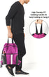 BeeGreen Drawstring Backpack Bag with Shoe Compartment String Cinch Sackpack for Unisex