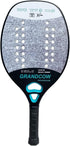 Beach Tennis Racket Paddle Rough Face Carbon Fiber Frame with EVA Core