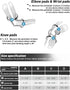 Dark Lightning Adult/Youth/Junior Knee Pads Elbow Pads Wrist Guards 3 in 1 Protective Gear