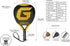 GRANDCOW Tennis Paddle Racket Padel Carbon Fiber Surface with EVA Memory Flex Foam Core