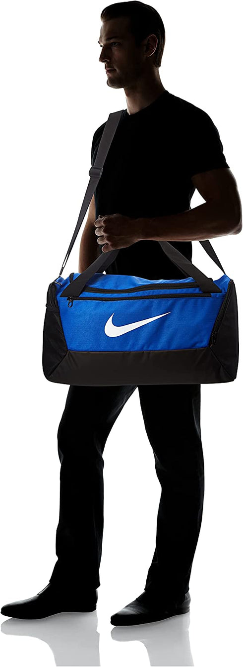 Nike Brasilia Small Duffel-9.0, Black/Black/White, One Size
