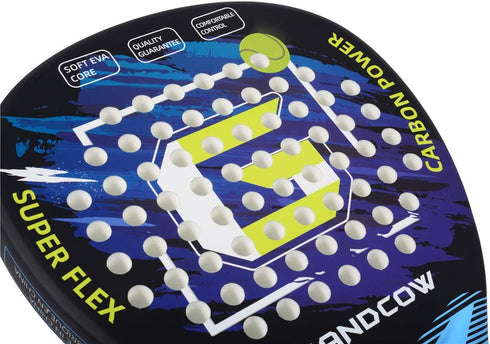 GRANDCOW Tennis Paddle Racket Padel Carbon Fiber Surface with EVA Memory Flex Foam Core
