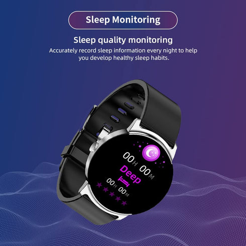 OYG Smart Watch Fitness Tracker with Heart Rate Blood Pressure Blood Oxygen Spo2 Blood Glucose Sleep Monitor 20 Workout Modes