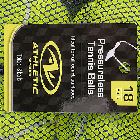 Athletic Works Pressureless Tennis Balls (18 balls)