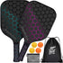 Pickleball-Set of 2, JoncAye Pickleball-Paddles Set with 4 Balls, Paddle Bag, Ball Bag, Ball Retriever